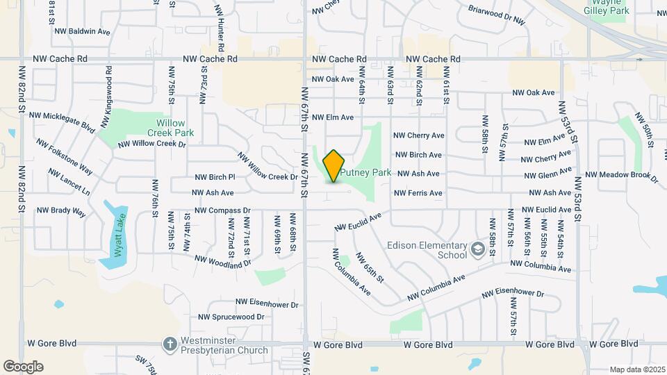 6611 NW Ferris Ave Map and Location Details