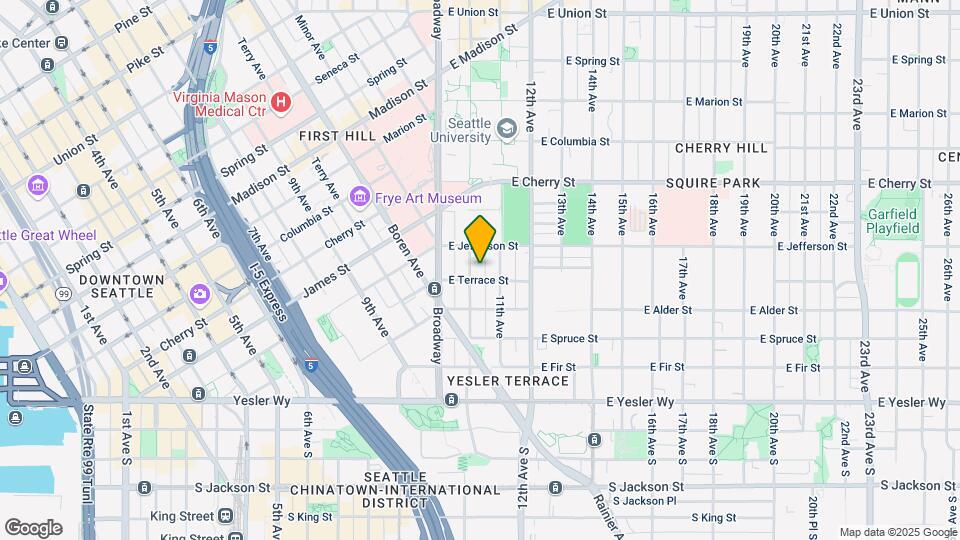 First Hill Apartments Map and Location Details