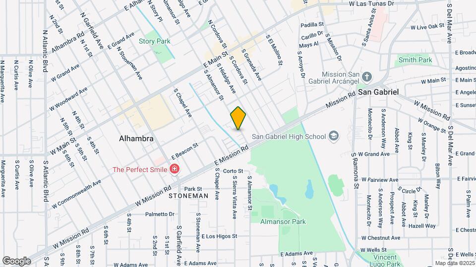 429 S Almansor St Mapa y Detalles de la Ubicación