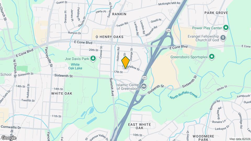 1609 17th St Map and Location Details