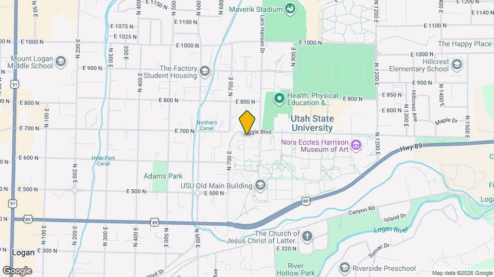 686 Darwin Ave Map and Location Details