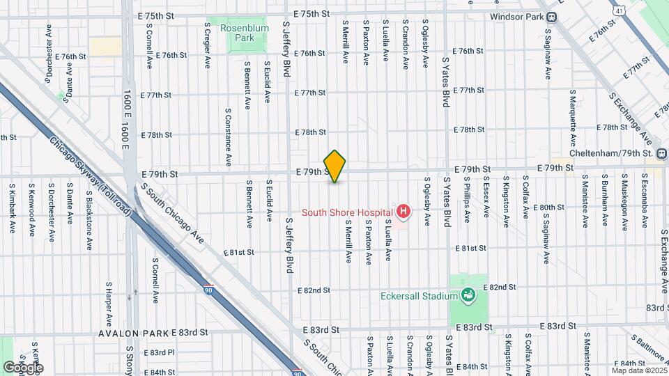 7923 S Clyde Ave, Unit Clyde SS 2 Map and Location Details