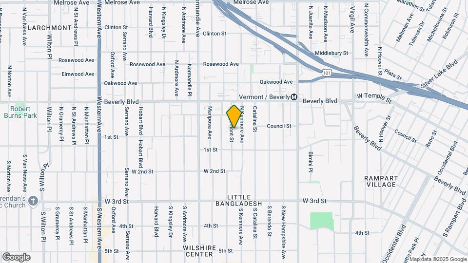 142 N Edgemont St Map and Location Details