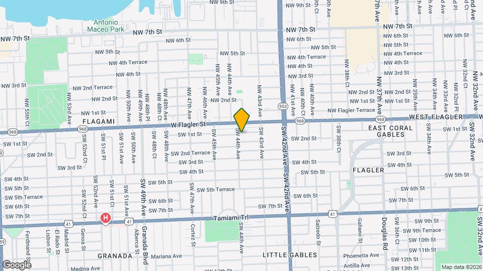 4380 SW 1st St Map and Location Details