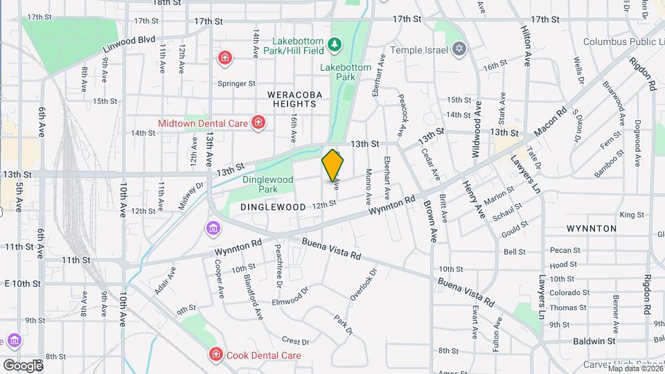 1223 Owsley Ave Map and Location Details