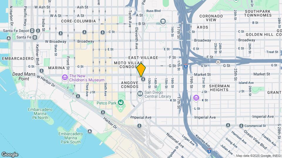 550 Park Blvd Map and Location Details