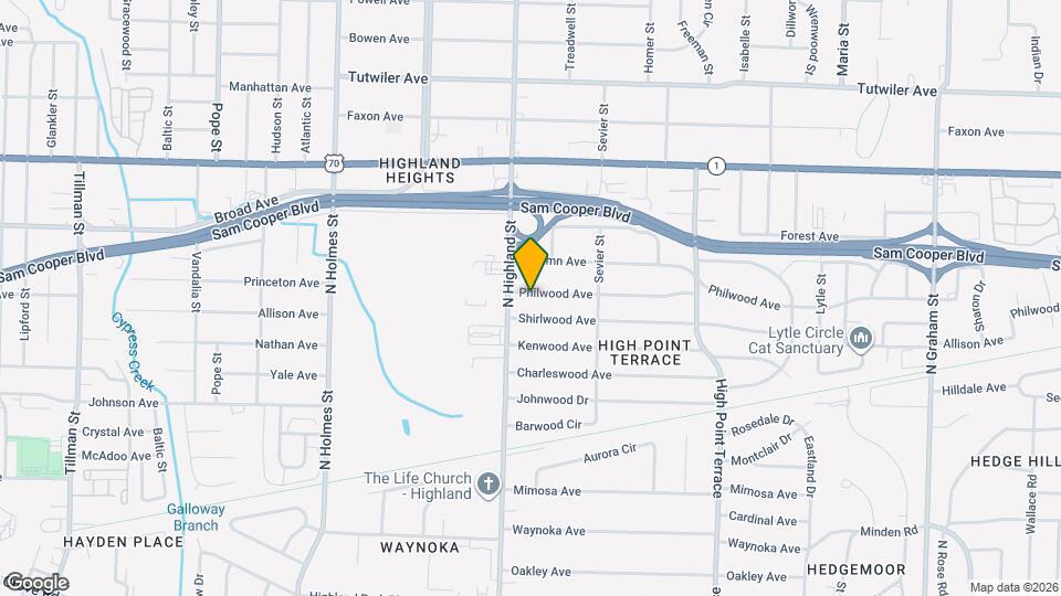 3519 Philwood Ave Map and Location Details