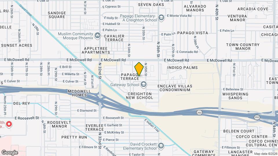 1412 N 35th St, Unit 21 Map and Location Details