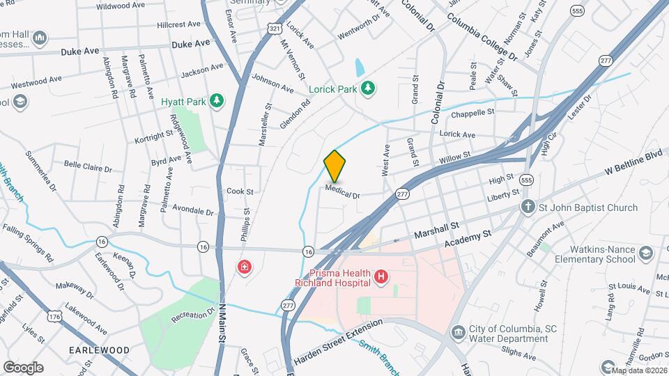 3621 Medical Dr Map and Location Details