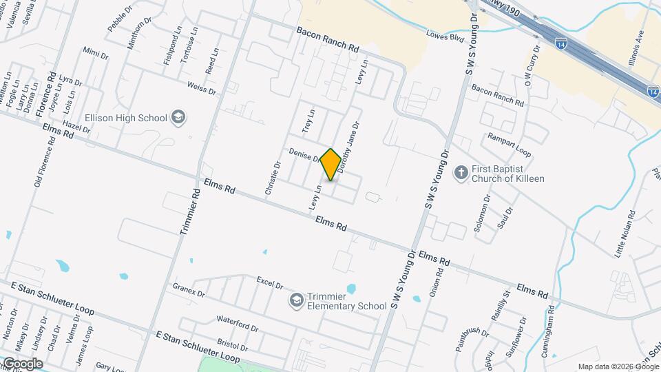 3611 Dorothy Jane Dr Map and Location Details