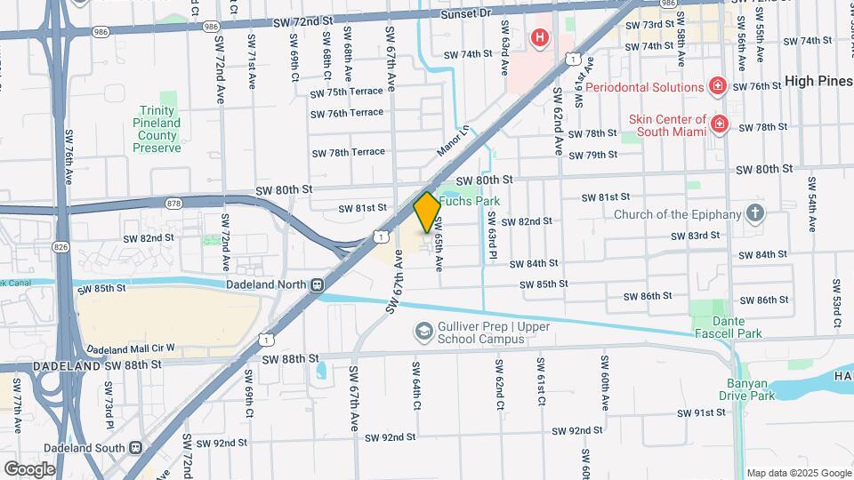 8370 SW 65th Ave Map and Location Details