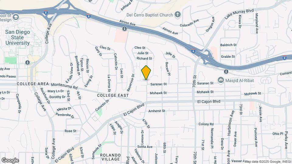 6759 Saranac St, Unit 6759 Map and Location Details