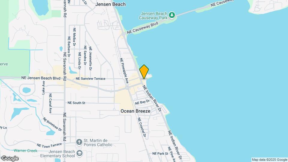 3271 NE Indian River Dr, Unit Apartment C Map and Location Details
