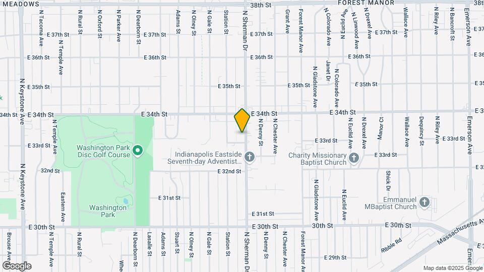 3340 N Sherman Dr Map and Location Details