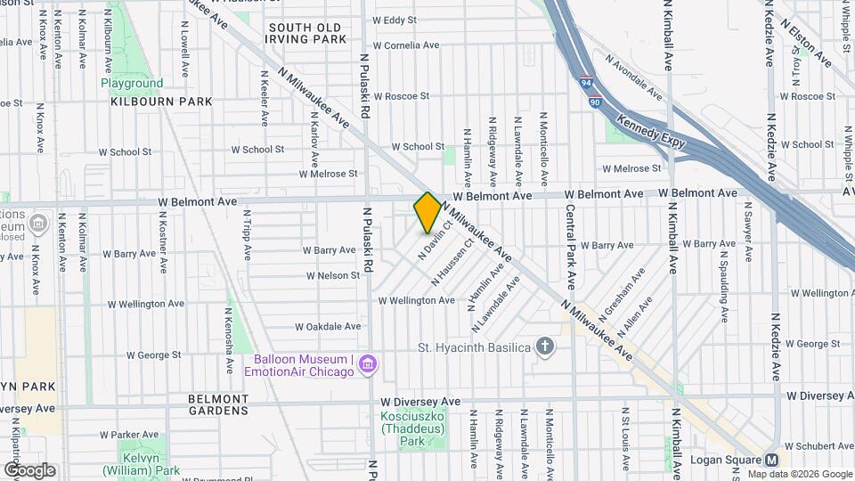 3110 N Davlin Ct, Unit 2 Map and Location Details