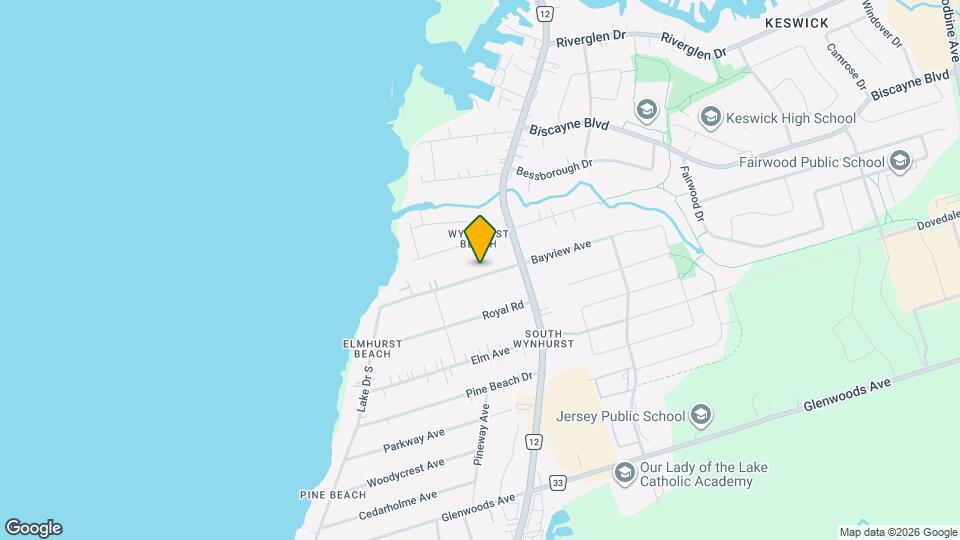 210 Bayview Ave Map and Location Details