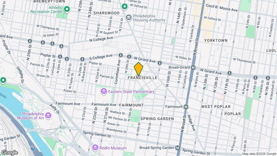 1827 Vineyard St Map and Location Details