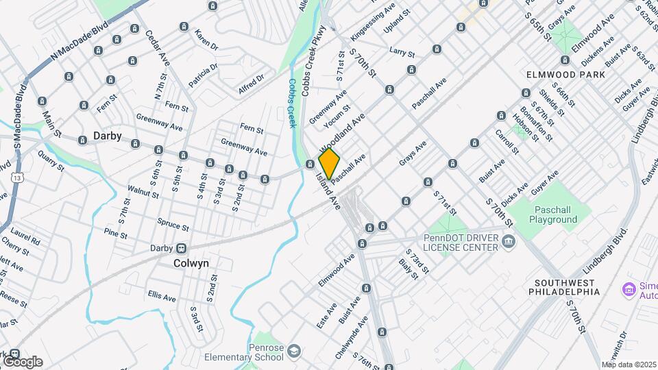 7299 Paschall Ave Mapa y Detalles de la Ubicación