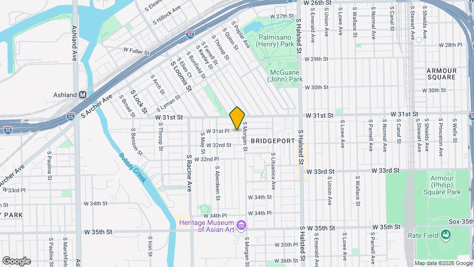 1015 W 31st Pl, Unit 2F Mapa y Detalles de la Ubicación