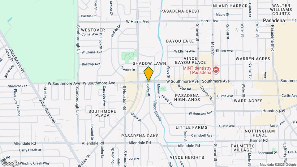 1301 Oaks Dr Map and Location Details