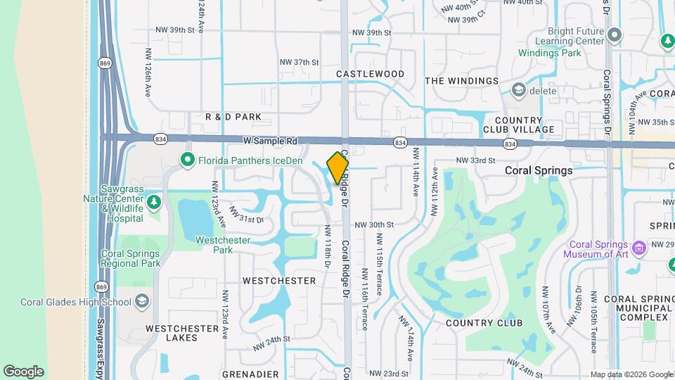 3134 Coral Ridge Dr, Unit 3136 Mapa y Detalles de la Ubicación