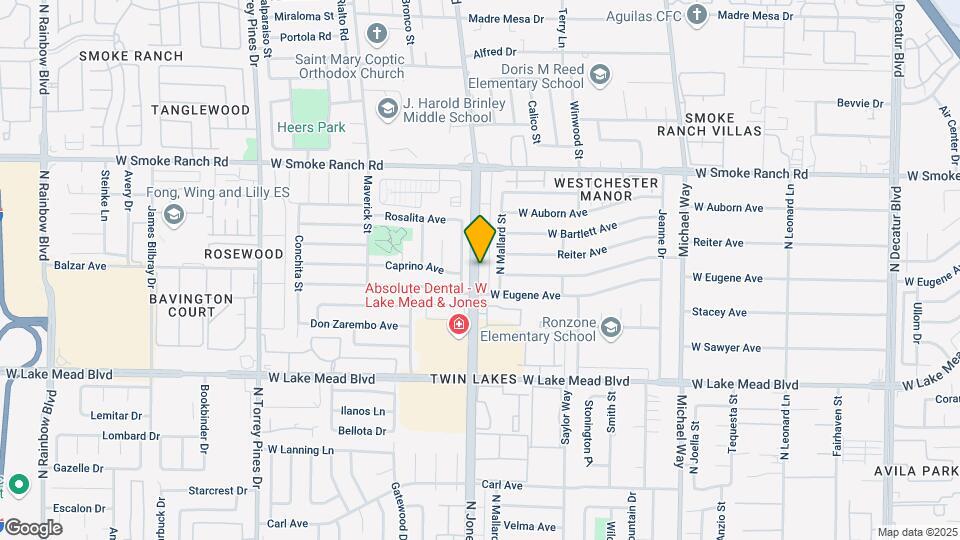 2217 N Jones Blvd Map and Location Details