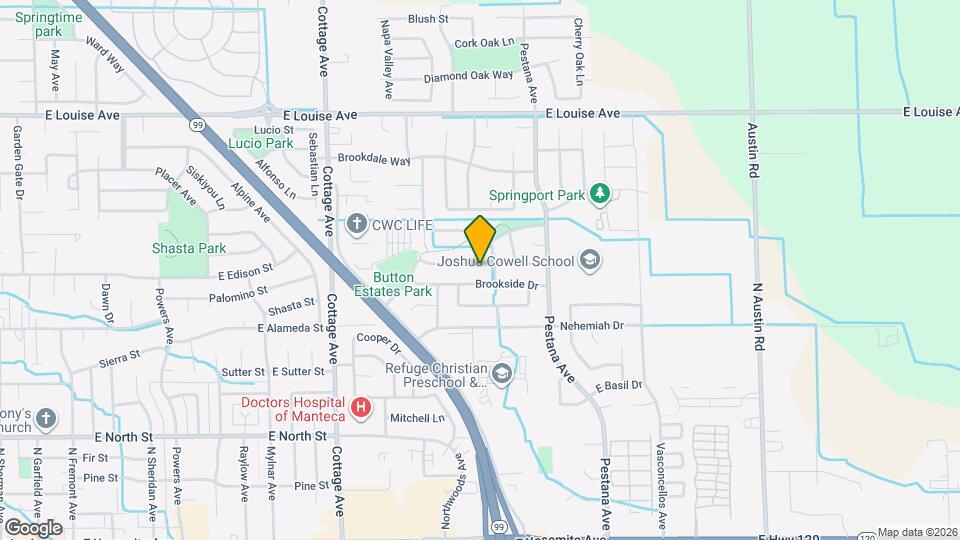 1634 Sierra Creek Dr Map and Location Details