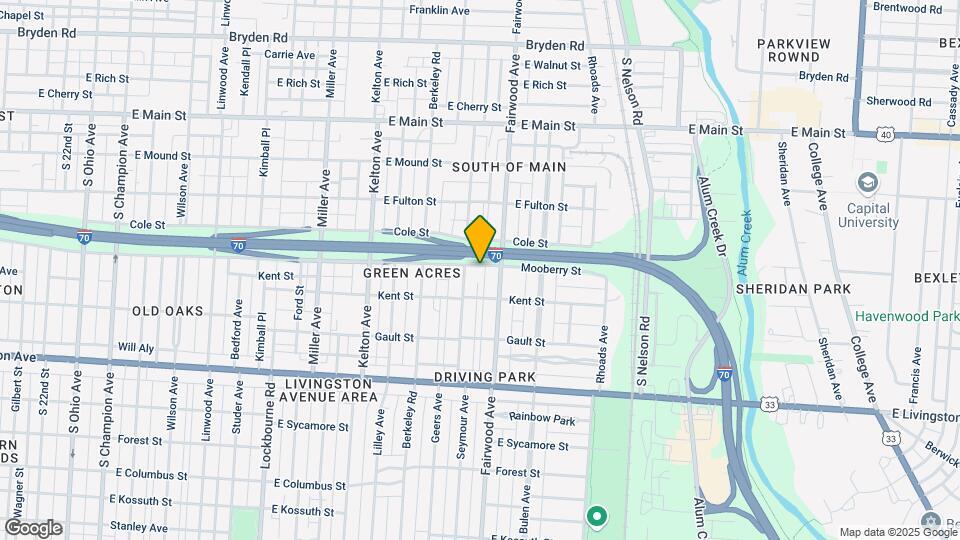 1655 Mooberry St Map and Location Details