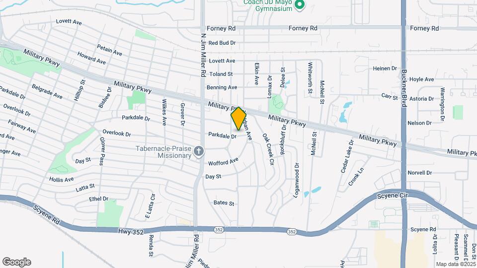 7115 Parkdale Dr Map and Location Details