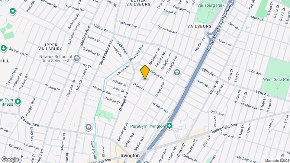 319 Vermont Ave, Unit 1F Map and Location Details
