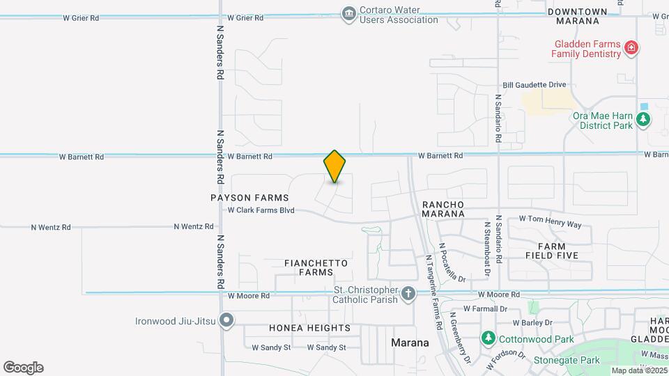 13109 N Serenity Vly Dr Map and Location Details