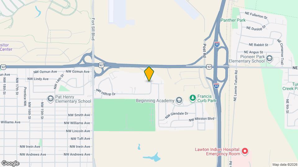 2710 NW Hilltop Dr Map and Location Details