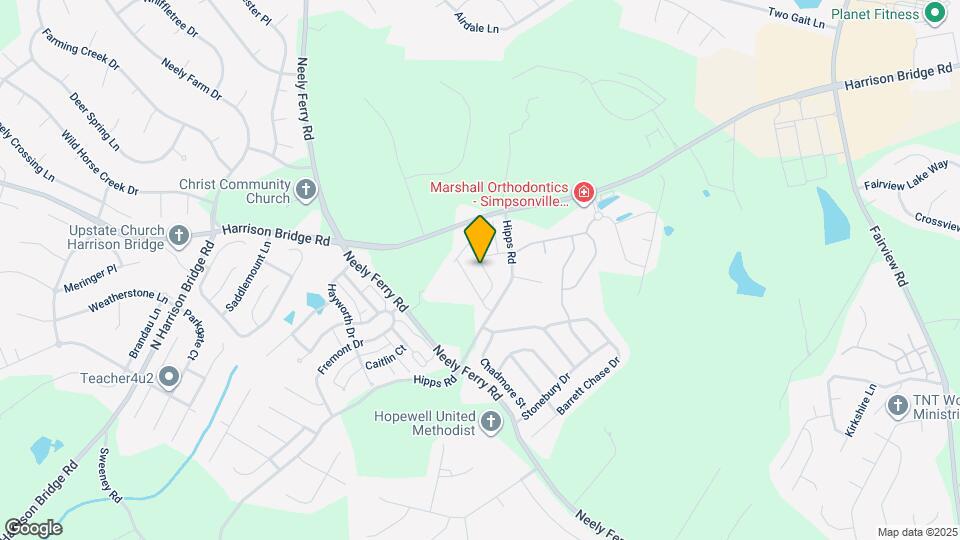 208 Roudwood Dr Mapa y Detalles de la Ubicación