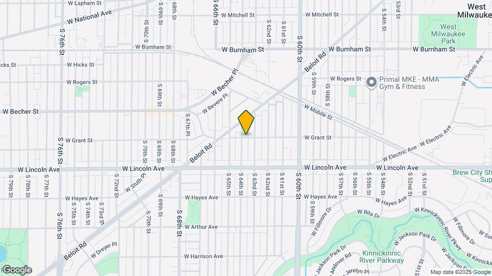 6318 W Grant St Map and Location Details