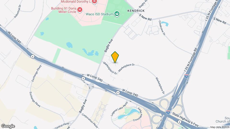 Emerald Cottages of Waco Mapa y Detalles de la Ubicación