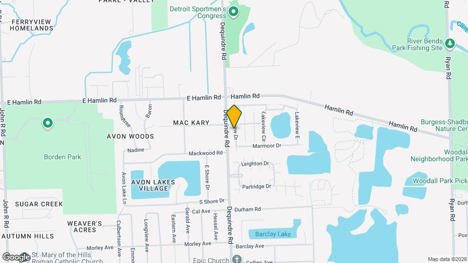 48581 Pineview Dr Mapa y Detalles de la Ubicación
