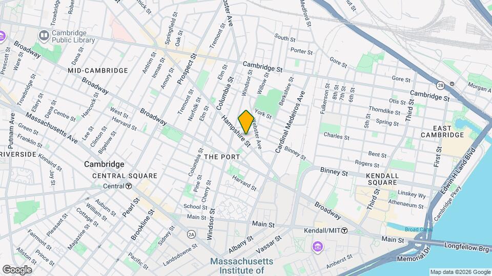 79 Hampshire St, Unit 6 Map and Location Details