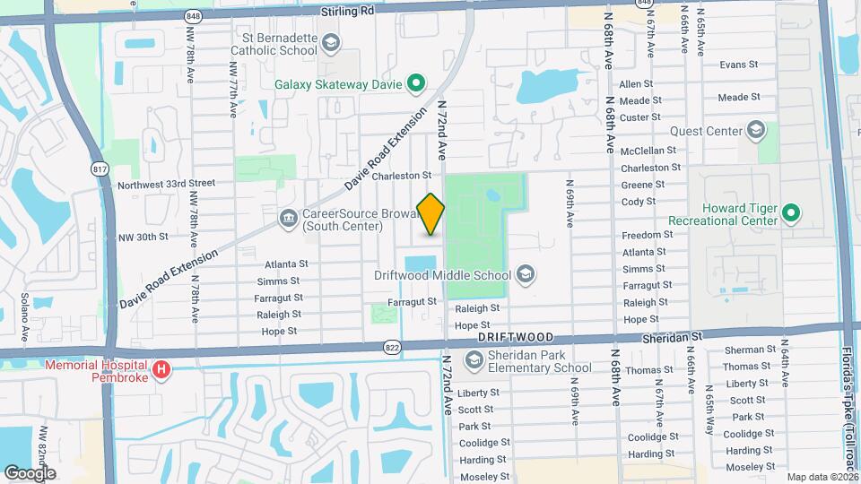 7221 Freedom St Map and Location Details