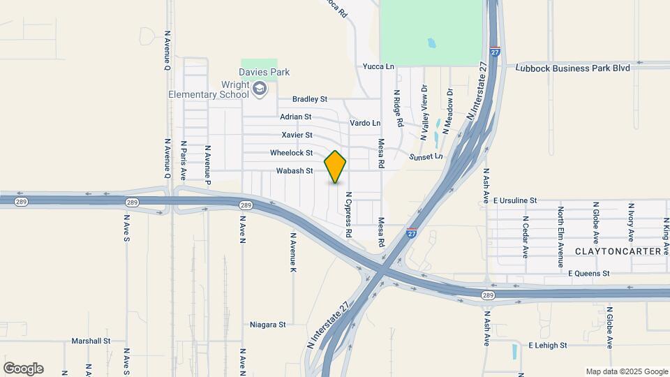 2130 N Texas Ave Map and Location Details