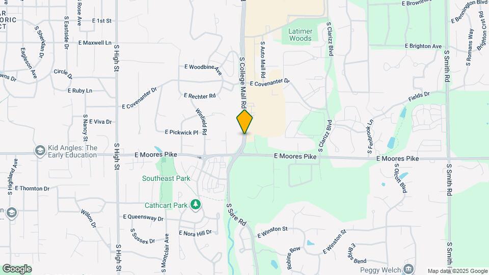 1374 S College Mall Rd, Unit Gentry Quarters Mapa y Detalles de la Ubicación