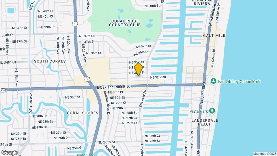 2753 NE 32nd St Map and Location Details