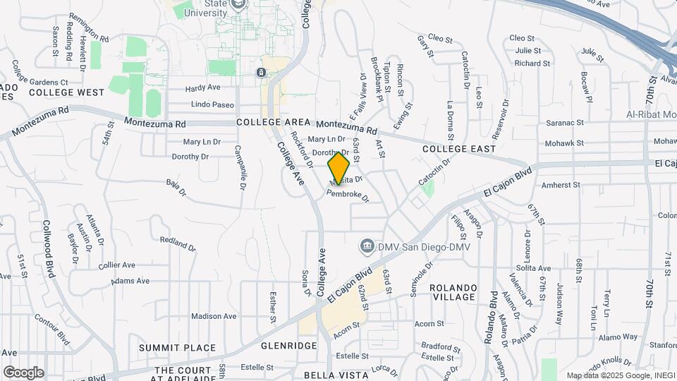 6124 Pembroke Dr Map and Location Details