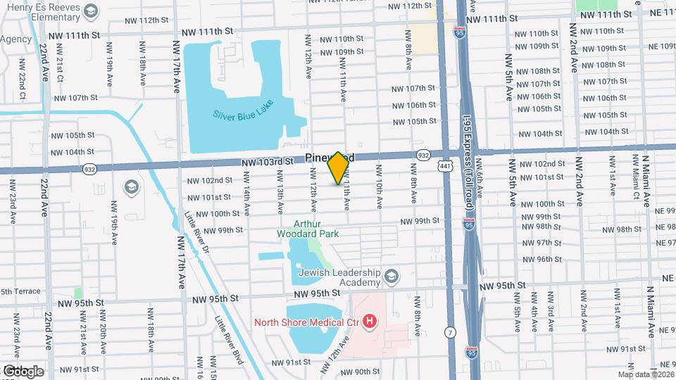 1128 NW 101st St Map and Location Details