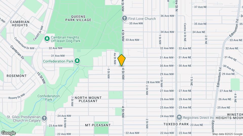 Mount Pleasant Parkside Townhomes Map and Location Details