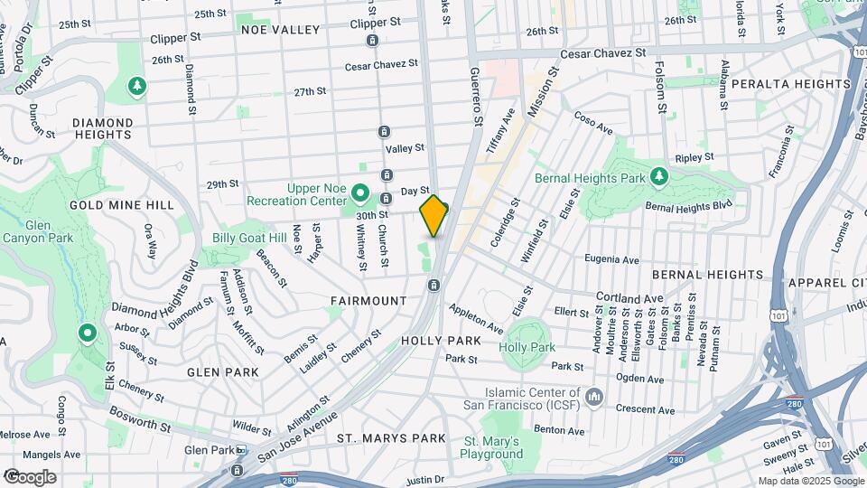 1784 Dolores St Map and Location Details