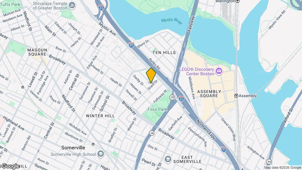 80 Grant St, Unit 3 Map and Location Details