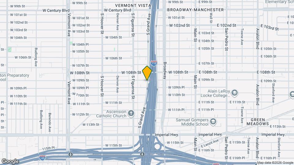 400 W 109th St Map and Location Details