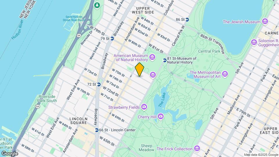 38 W 76th St Map and Location Details