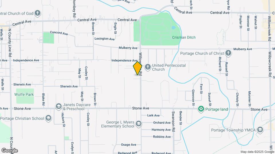 2868 Willowdale Rd Map and Location Details