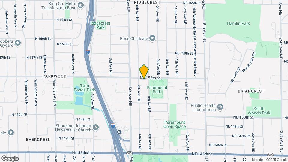 621 NE 155th St Map and Location Details